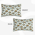 thumbnail image 2 of Fotbe Construction Vehicle Pattern Pillow Cases - Envelope Closure - Luxury, Extra Soft, Cooling Pillow Covers - Wrinkle, Fade, Stain Resistant-14"x20", 2 of 6