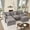 Gray, variant on Bigsyy 3 - Seat Sectional Sofa Couch, Comfy Cloud Style, Deep Seat, Sleeper Function with Throw Pillows. Ideal for Adult - Occupied Living Rooms, Modern Design, Cozy Beige