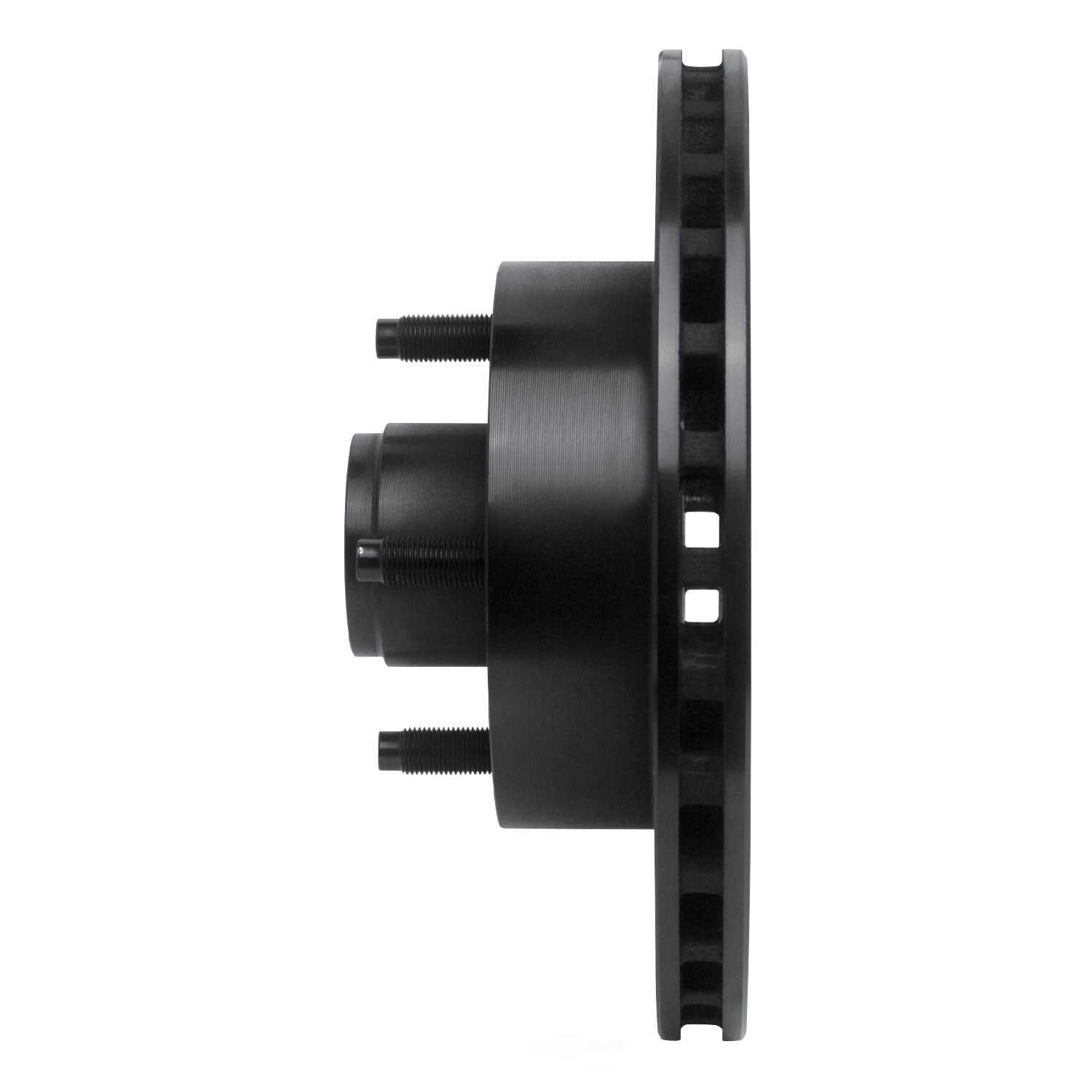 Dynamic Friction Company 633-54015L DFC Brake Rotor - Drilled And Slotted - Black