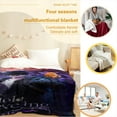 thumbnail image 4 of Cartoon Printing Solo leveling Blanket , All Seasons Flannel Fleece Blanket, Soft & Warm Plush Blankets for Couch Sofa Bed Camping Travel, 4 of 9