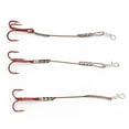 thumbnail image 3 of 3Pcs Pike Perch Bass for Predator Lure Fishing Stingers Treble Hooks Stainless Steel 3.5cm, 3 of 9