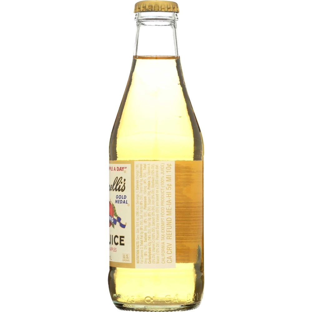Martinelli Apple Sparkling Juice, 10 Fluid Ounce -- 12 per Case.