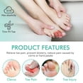 thumbnail image 5 of Pinkiou Gel Toe Sleeves Toe Protector Relieving Toe Pain Reduce Irritation from Shoes Corn Pad Protectors for Calluses, Blisters, Toes and Fingers 5 Pack, 5 of 7