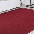 thumbnail image 4 of BNM Bohemian Indoor/ Outdoor Solid Rug, 8' x 10', Burgundy, 4 of 7