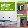 thumbnail image 3 of 5 Pcs - New Outlet Marker, Drywall Marking Tool, 3 of 5