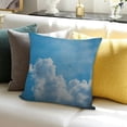 thumbnail image 3 of BANET Throw Pillow Cushion Cover, in The Sky Life Hope Surface of Body Image, Decorative Square Accent Pillow Case 24x24in, 3 of 5