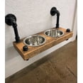 thumbnail image 3 of Plato Para Perro Gato Vintage Furniture World Acero Inoxidable Doble Tazón, 3 of 7