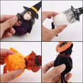 thumbnail image 3 of 4 piezas de decoraciones de Halloween, adorno colgante de muñeco fantasma, calabaza, fantasmas, arañas, elementos de bruja espantapájaros para decoración de festivales al aire libre, adornos de jardí, 3 of 5
