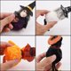 thumbnail image 3 of 4 piezas de decoraciones de Halloween, adorno colgante de muñeco fantasma, calabaza, fantasmas, arañas, elementos de bruja espantapájaros para decoración de festivales al aire libre, adornos de jardí, 3 of 5
