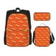 thumbnail image 1 of Balery tortilla tacos Mochila escolar 3 en 1 para niños: mochila resistente con lonchera térmica y estuche para lápices. Mochila escolar para niños y niñas., 1 of 7