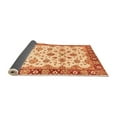 thumbnail image 2 of Ahgly Company Indoor Round Oriental Orange Traditional Area Rugs, 6' Round, 2 of 4