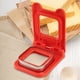 thumbnail image 3 of DQrwqpou Sellador Cortador Sándwich Cuadrado para Quitar La Corteza Del Pan Acero Inoxidable (rojo), 3 of 7