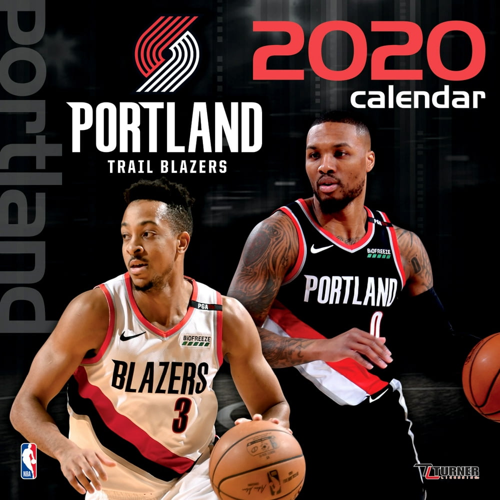 Portland Trail Blazers 2020 12x12 Team Wall Calendar (Other) Walmart