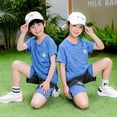 thumbnail image 2 of Hot Sale Brand Boys Clothing Children Summer Boys Clothes Cartoon Kids Boy Clothing Set T-shit+Pants Cotton qym unisex, 2 of 2