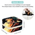 thumbnail image 5 of Sea Slug Travel Portable Square Storage Box with Earring Holder, Necklace Organizer, and Travel Organizer for Rings, Earrings, Necklaces, Bracelets, and More - Ideal for Girls and Women, 5 of 6