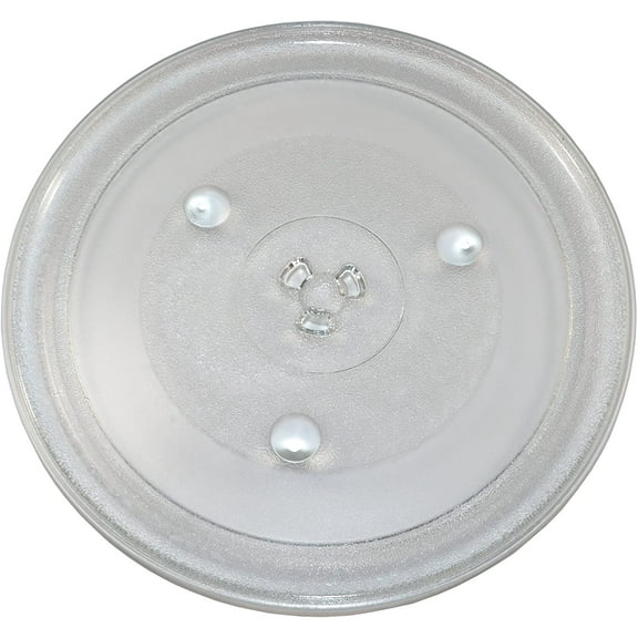 HQRP 12-3/8 inch Glass Turntable Tray for Frigidaire 5304472062 CFCE1439LB CFCE1439LW CFCM1134LS CMWV150KBA Microwave