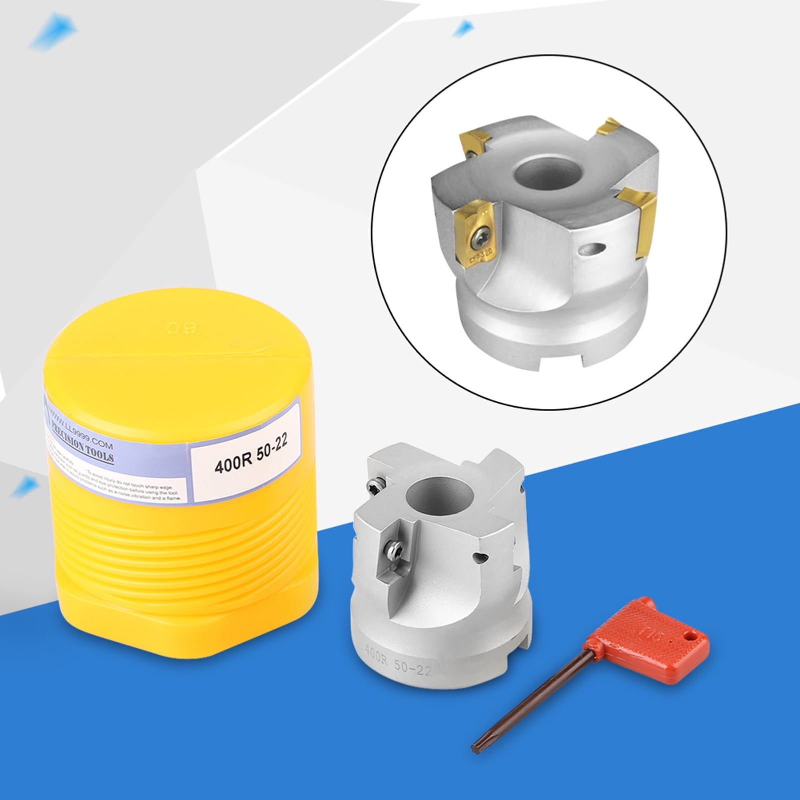 Face End Mill, Professional 90 Degree Right Angle 4 Flute Face Mill