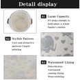 thumbnail image 3 of Howarmer Collapsible Laundry Baskets, Nursery Laundry Basket, Blanket Basket, Baby Laundry Basket, Dog Toy Basket, Home Storage, Laundry Basket for Dorm, Dirty Clothes Basket (19.7", Gray Elephant), 3 of 6