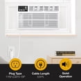 thumbnail image 5 of Whirlpool 10,000 BTU 115V Window-Mounted Air Conditioner with Remote Control, WHAW101CW, 5 of 19