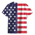 thumbnail image 5 of Ccpelsie Kids 4th of July Summer American Flag T-Shirt Toddler Boys Girls Patriotic Independence Day Top(Dark Blue,3-4 Years), 5 of 5