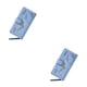 thumbnail image 1 of Carteras de cuero de PU Sonducket para mujeres billetera única azul 2piezas, 1 of 6