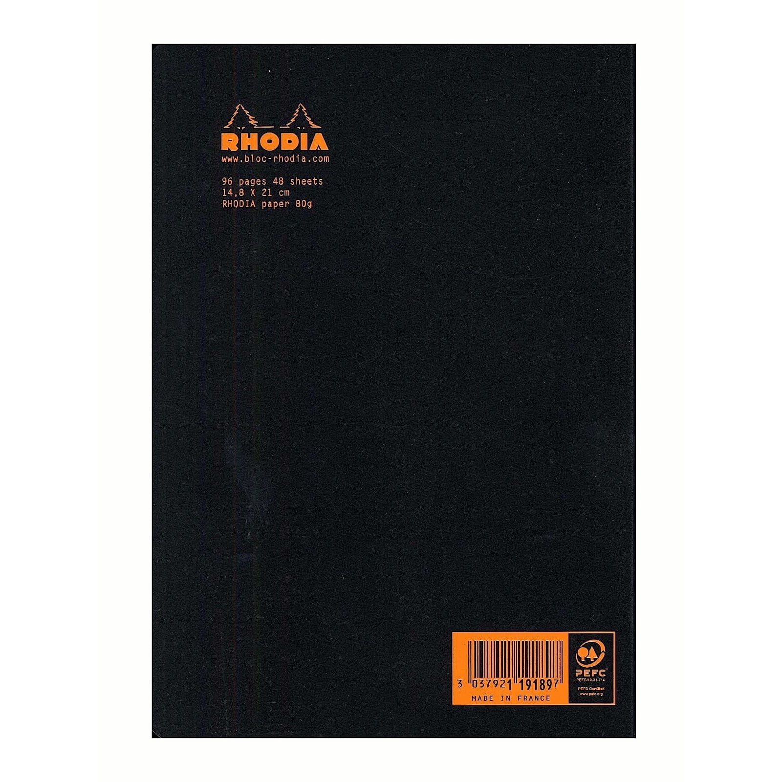 Staplebound Notebooks ruled, orange cover, 6 in. x 8 1/4 in., 48 sheets (pack of 10)