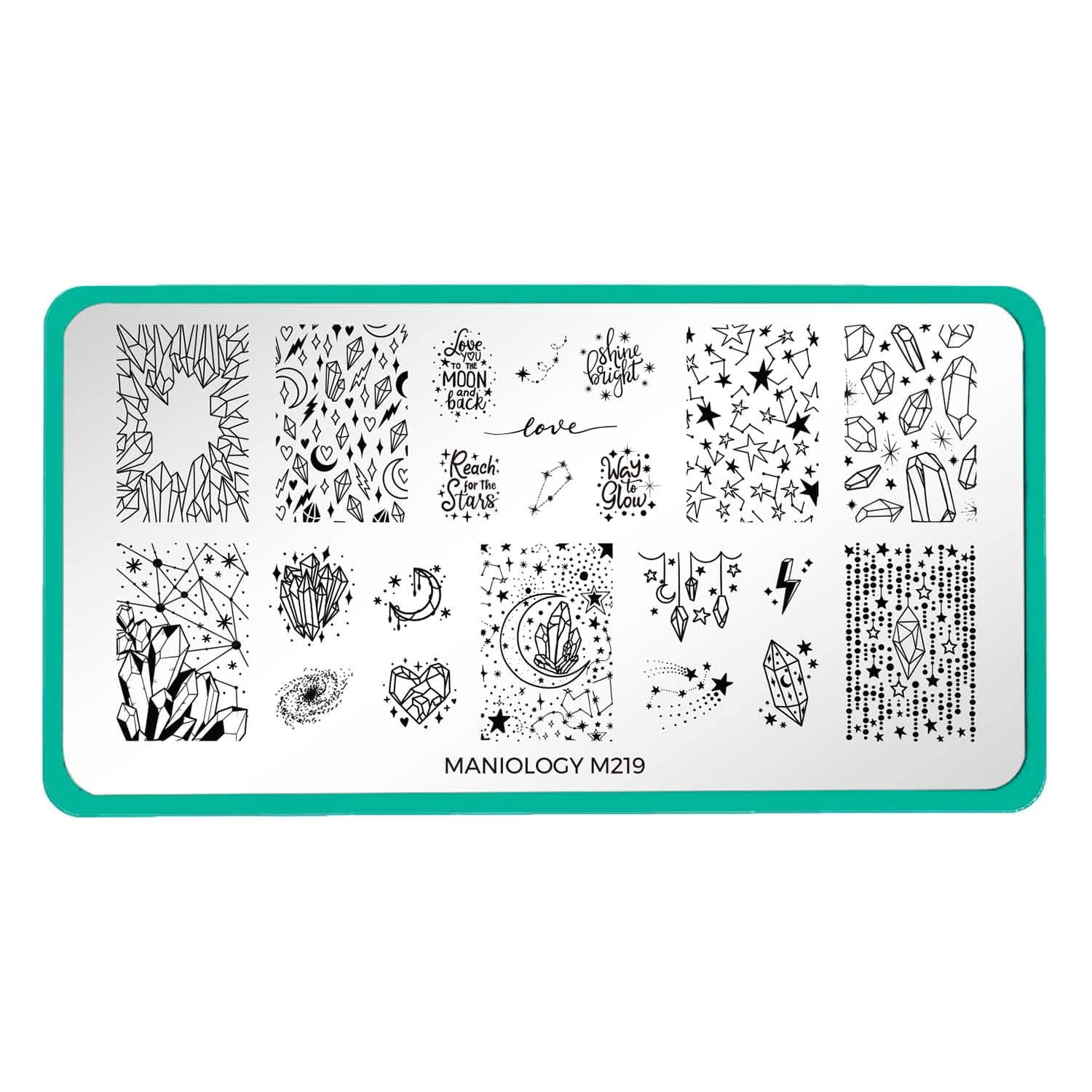 Maniology Crystal Galaxy: Space-Themed Nail Stamping Starter Kit Bundle