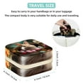 thumbnail image 5 of Easter Travel Portable Jewelry Box - Square Organizer Box with Bracelet Holder, Earring Organizer – Store Rings, Earrings, Necklaces, Bracelets, and More! Suitable for Girls and Women, 5 of 6