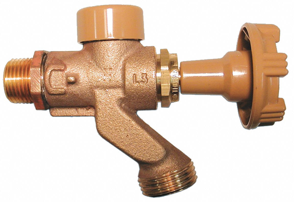 Woodford Manufacturing AntiSiphon Hose Bibb,1/2 In, Brass 101CP