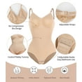 thumbnail image 4 of Vaslanda Low Back Bodysuit for Women Tummy Control Shapewear Shaping Body Shaper Tank Top, 4 of 6