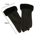 thumbnail image 2 of Guantes cálidos de invierno para mujer, guantes con pantalla táctil, guantes para enviar mensajes de texto a prueba de viento para conducir, senderismo y correr, 2 of 5