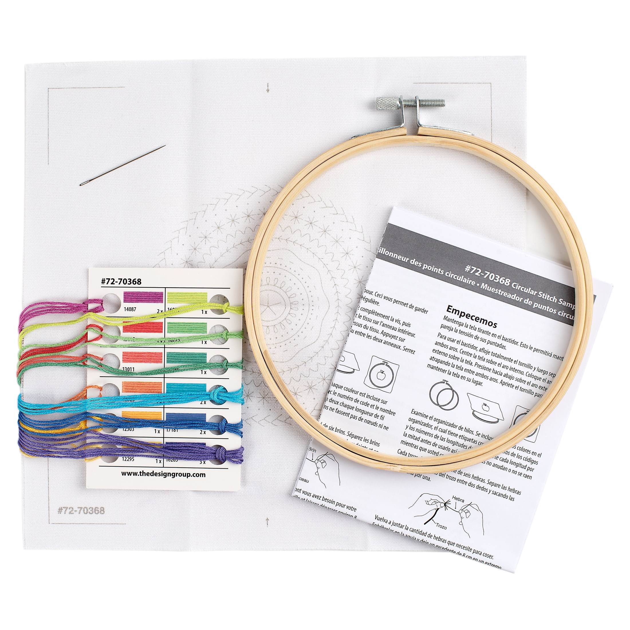 Dimensions Circular Sampler Embroidery Kit, 6" diameter