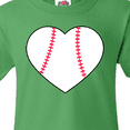thumbnail image 4 of Inktastic Heart Shaped Baseball Youth T-Shirt, 4 of 5