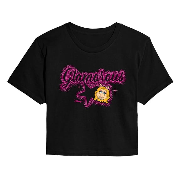 The Muppets - Miss Piggy Glamorous Cropped Graphic T-Shirt