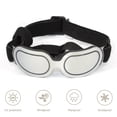 thumbnail image 4 of Casco para cachorros, gafas protectoras UV, correa ajustable para perros, casco resistente al viento y a la nieve, máscara para los ojos para montar a caballo para perros, 4 of 6