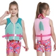 thumbnail image 3 of LRen Kid Life Jacket Learn-To Cartoon Swim Vest for Kids Boys Swim Jacket with Adjustable Safety Strap for Pool,beach and Boating, 3 of 8