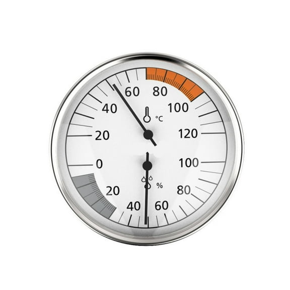 Heavy Duty Metal Sauna Hygrometer Precise Readings For Steam Room Installation
