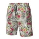 thumbnail image 4 of Fotbe Roses Mixed Zebra Trajes de Baño Estampados para Hombre, Shorts de Verano de Secado Rápido, Ropa de Playa, Bañadores-Medium, 4 of 6