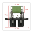 thumbnail image 5 of 4X Radiator Heater Fan Motor Resistor for Coupe Punto Stilo 51736774 46533716, 5 of 5