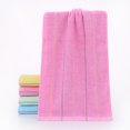 thumbnail image 1 of Xiao Hua Toallas de 2 piezas, 34 x 74 cm, perfectas para el día a día en la ducha, 70 g, color rosa. Toallas ligeras de secado rápido para el baño y el aseo (rosa)., 1 of 5