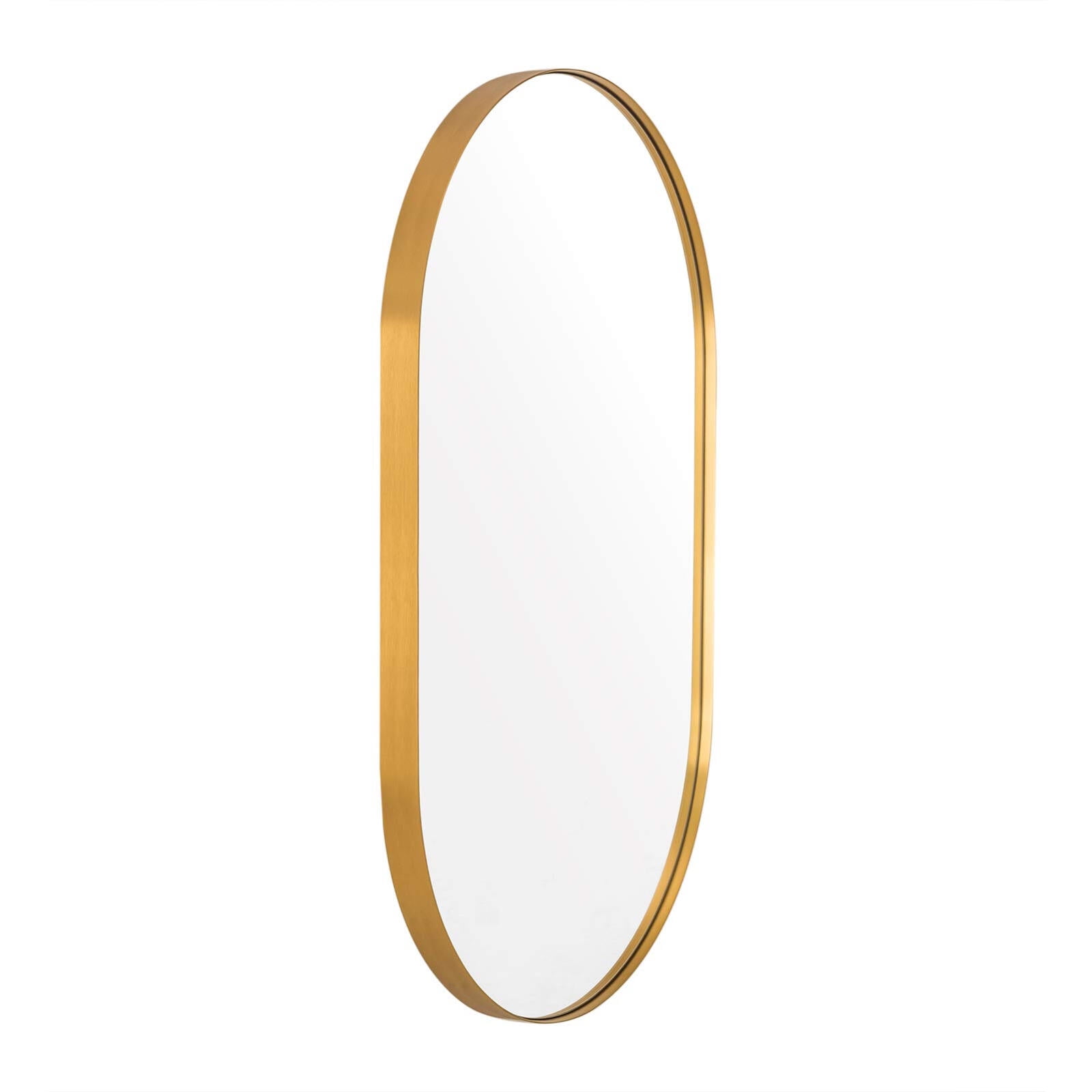 Andy Star Gold Oval Mirror,20x33x1 Bathroom Mirror in Stainless Steel