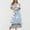 Z-Light Blue, variant on outfmvch black dresses for women plus size casual round neck strapless hollow short sleeve printing dress womens dresses fall dresses
