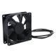 thumbnail image 2 of Ventilador de refrigeración para computadora, silencioso, USB, 8025, 5 V, color negro, 8 cm, velocidad del ventilador: 1300 RPM, 2 of 3