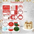 thumbnail image 4 of IZZONI Christmas Gift Tags, 150-pack Assorted Gift Tags and Self-Adhesive Name Stickers for Holiday Present Wrapping and Decor, 4 of 7