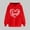 Red, variant on SOOMLON Valentines Day Hoodies for Women Lover Valentines Gift Plus Size Tunic Long Sleeve Crewneck Sweatshirts Tops Funny Love Heart Graphic Pullovers Shirts Fashion Holiday Outfits 2025 Army Green