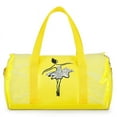 thumbnail image 2 of PINQI Children Travel Duffle Bag Cute Ballet Dance Bag Kids Tutu Dress Hanging Dance Bag Girls Personalized Bag Ballerina Duffle Bag(Yellow,One Size), 2 of 4