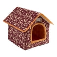 thumbnail image 2 of Portable Winter Pet Bed House, Removable Washable Cat House, Classical and Fashionable Design, Suitable for Dogs and Cats, Durable and Long Lasting, 2 of 8