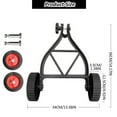 thumbnail image 2 of Mower training wheels,Mower Adjustable Support Adjustable Support Wheels Lithium-ion Mower Adjustable Auxiliary Wheel Of Lithium-ion Mower Wheel Of Lithium-ion Support Wheels Set Mewmewcat Twirltide, 2 of 6