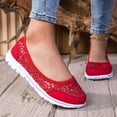 thumbnail image 6 of Women'S Hollow Breathable Soft Sole Lightweight Comfortable Casual Mother Shoes with Multiple Color Options, Women Shoes, Sneakers, 6 of 9