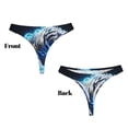 thumbnail image 3 of Balery Futuristic Blue Light White Tiger Tangas de Algodón para Mujer con Estampado – Ropa Interior Sexy, Transpirable, G-string-X-Small, 3 of 6